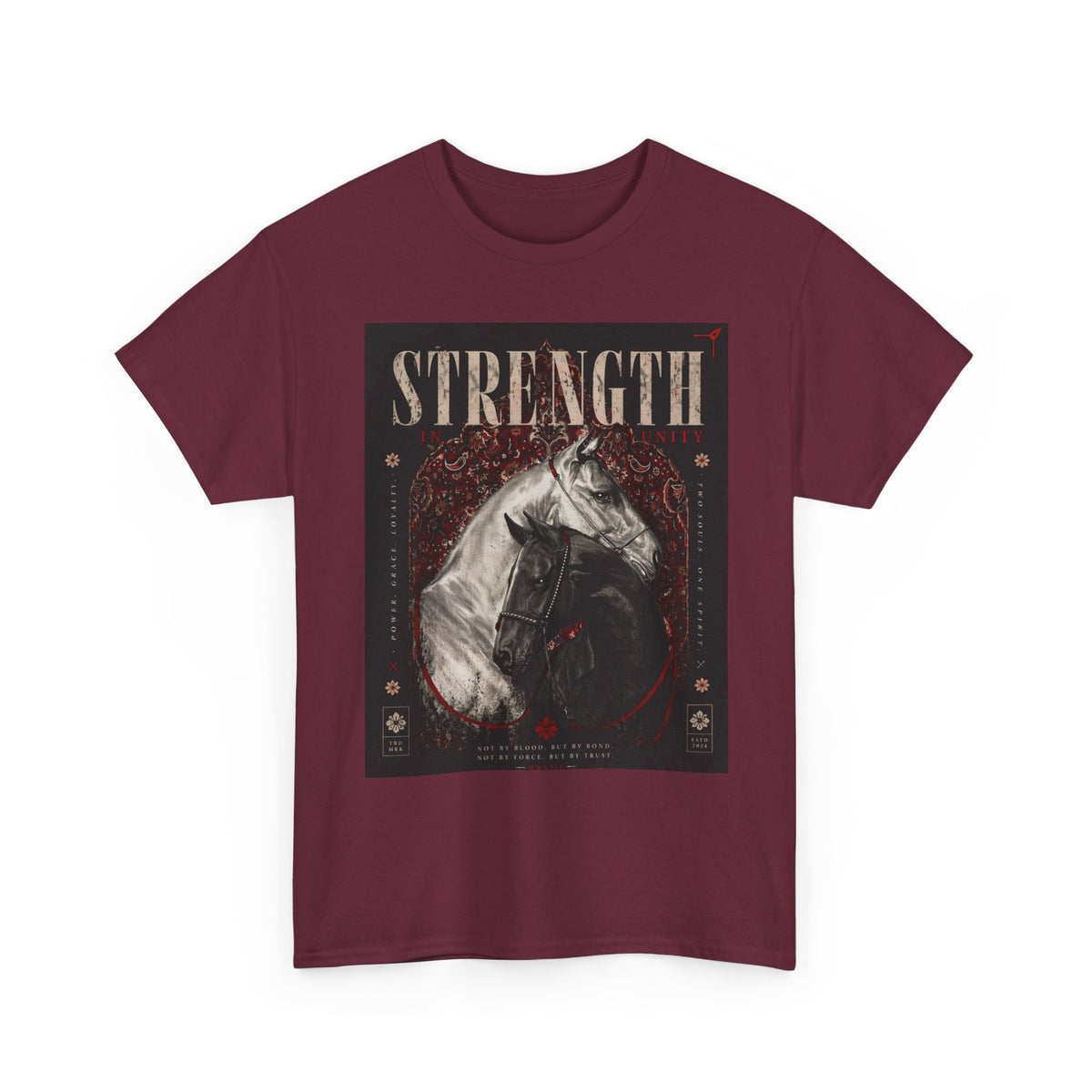 Strength Horse T-Shirt — Vintage Equestrian Graphic Tee