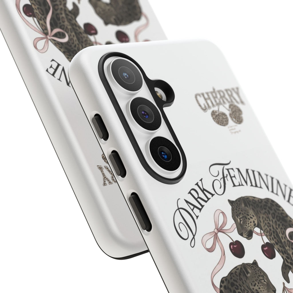 Dark Feminine Cherry Leopard Phone Case