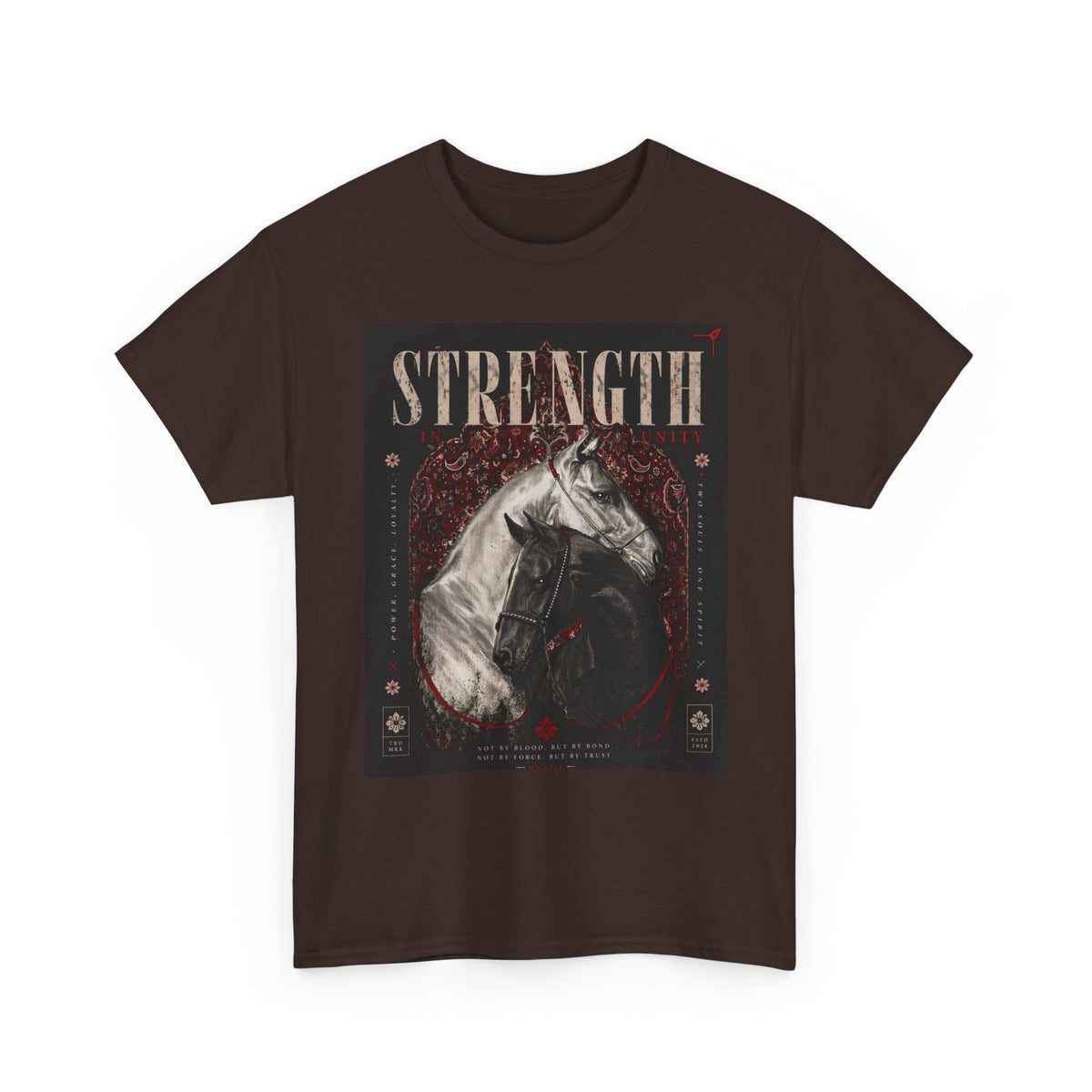 Strength Horse T-Shirt — Vintage Equestrian Graphic Tee