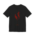 Wolf Rider Graphic Tee — Dark Fantasy Motorcycle Scene
