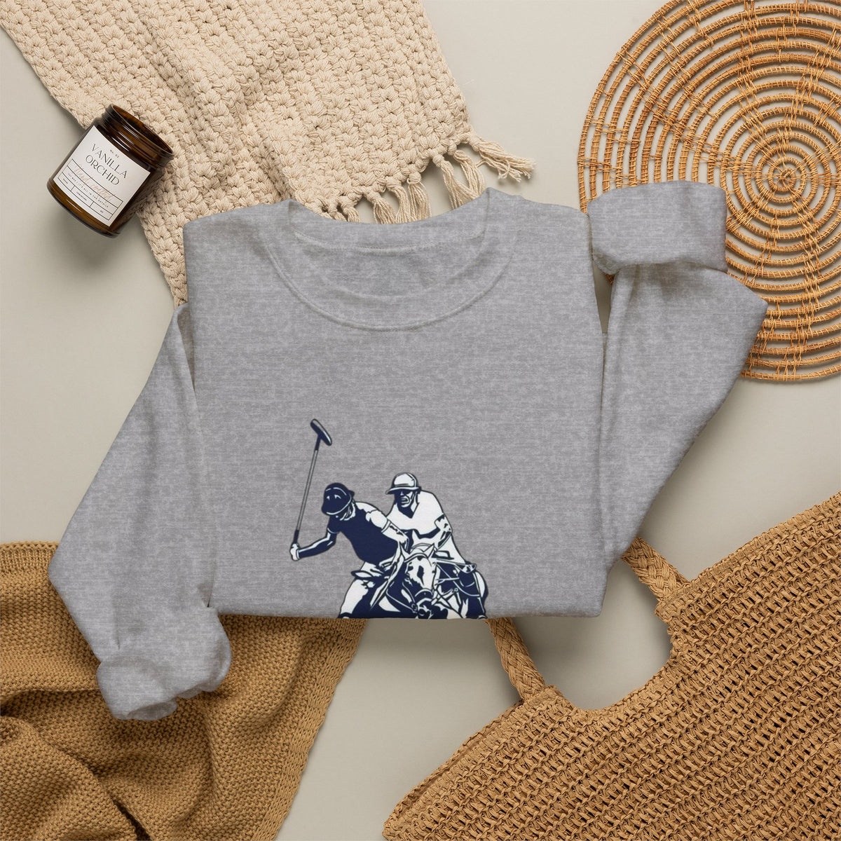Polo Player Crewneck Sweatshirt — U.S. Polo Assn. Graphic Pullover